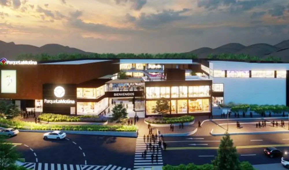 Parque La Molina tendrá 5 pisos comerciales y tres niveles de estacionamiento. Foto: Perú Retail