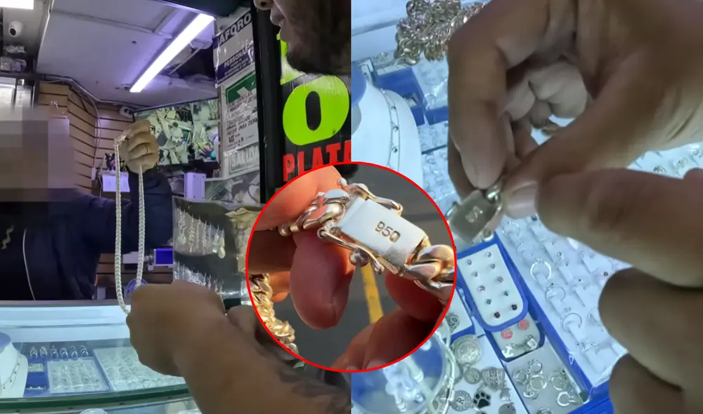Joven peruano se llevó una gran sorpresa al corroborar la autenticidad de su joya de plata. Foto: composición LR/captura YouTube/Julio TV Oficial Joven peruano se llevó una gran sorpresa al corroborar la autenticidad de su joya de plata. Foto: composición LR/captura YouTube/Julio TV Oficial