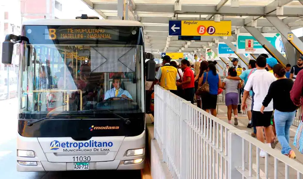 La 'Marcha blanca' se realizará ante la ampliación del tramo norte del Metropolitano. Foto: Andina