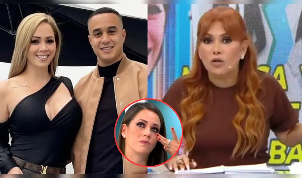 La conductora de televisión hizo declaraciones respecto a la relación entre Melissa Klug y el padre de su hija. Foto: Composición LR/Difusión/Captura de pantalla/Magaly tv la firme La conductora de televisión hizo declaraciones respecto a la relación entre Melissa Klug y el padre de su hija. Foto: Composición LR/Difusión/Captura de pantalla/Magaly tv la firme
