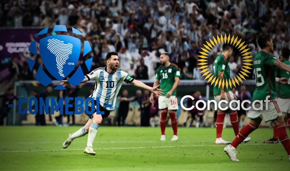 ¿Por qué América es el único continente con dos confederaciones de fútbol: Conmebol y Concacaf? Foto: Composición LR Conmebol / Concacaf / Tv Azteca ¿Por qué América es el único continente con dos confederaciones de fútbol: Conmebol y Concacaf? Foto: Composición LR Conmebol / Concacaf / Tv Azteca
