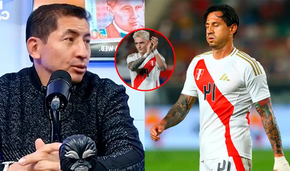 Johan Fano precisó que no criticó a Gianluca Lapadula desde el lado futbolístico. Foto: composición LR/captura de 'Desmarcados'/Luis Jiménez/La República