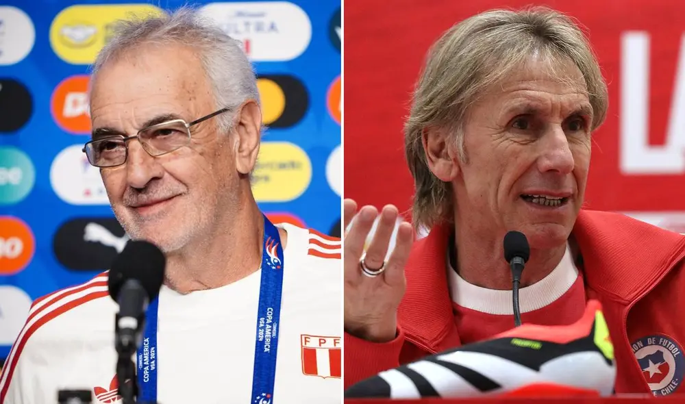 Jorge Fossati estudió a Chile durante su goleada a Paraguay antes de la Copa América 2024. Foto: composición LR/X @SeleccionPeru/Photosport