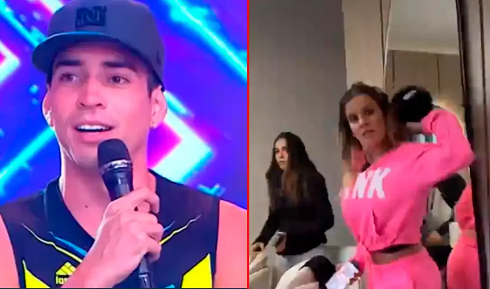 Piero Arenas tiene 23 años y actualmente pertenece al reality 'Esto es Guerra. Foto: Composición LR/América TV/Instagram Piero Arenas.