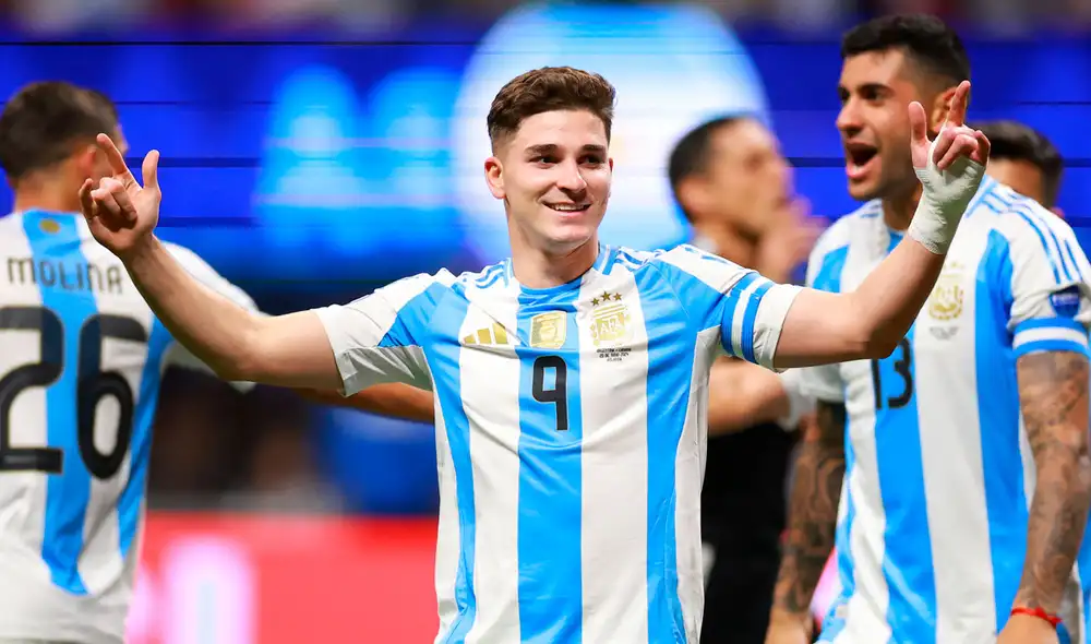La selección argentina debutó con un triunfo frente a Canadá por la Copa América 2024. Foto: AFP