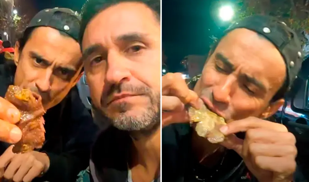 Los youtubers argentinos se rindieron ante el sabor de los anticuchos. Foto: captura de YouTube (Leo Lema).