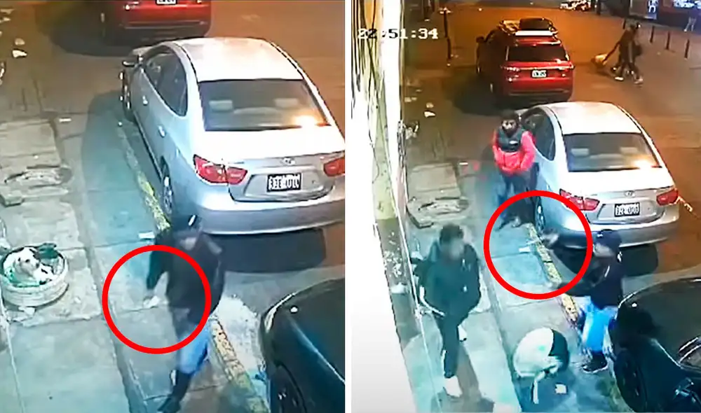 El testigo es un trabajador de colectivo de la Parada. Foto: captura Latina TV