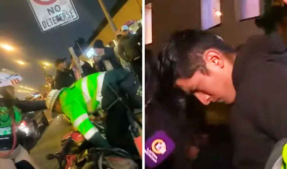 El motorizado tiene el SOAT vencido y una licencia de conducir de provincia, pero pese a ello trabajaba con su vehículo en Lima.Foto: captura Latina TV El motorizado tiene el SOAT vencido y una licencia de conducir de provincia, pero pese a ello trabajaba con su vehículo en Lima.Foto: captura Latina TV
