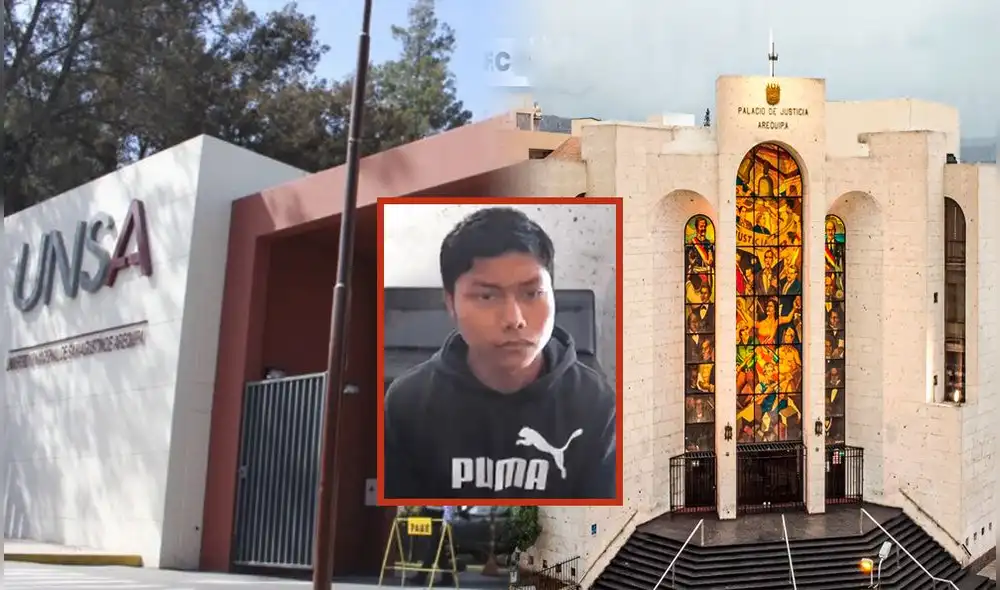 Juicio contra Rodrigo Larico será en 12 sesiones. Foto: composición LR/Claudia Beltrán/UNSA/LP