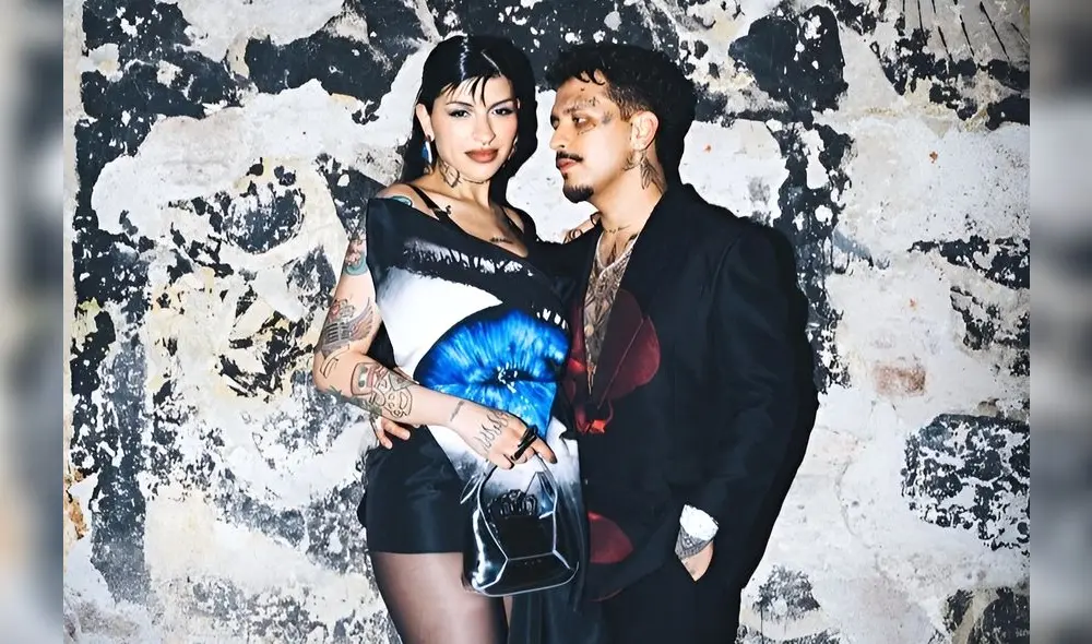 Christian Nodal y Cazzu terminaron su relación poco tiempo antes de que el cantante mexicano hiciera público su amorío con Ángela Aguilar. Foto: Instagram/@Cazzu