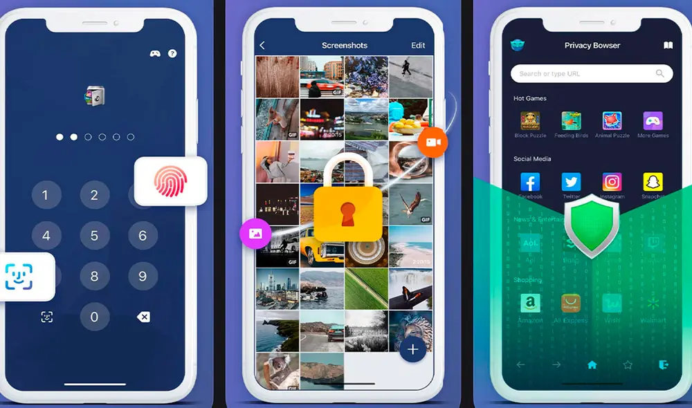 Distintas marcas de teléfonos móviles permiten el bloqueo de aplicaciones de manera nativa. Foto: Medio Tiempo