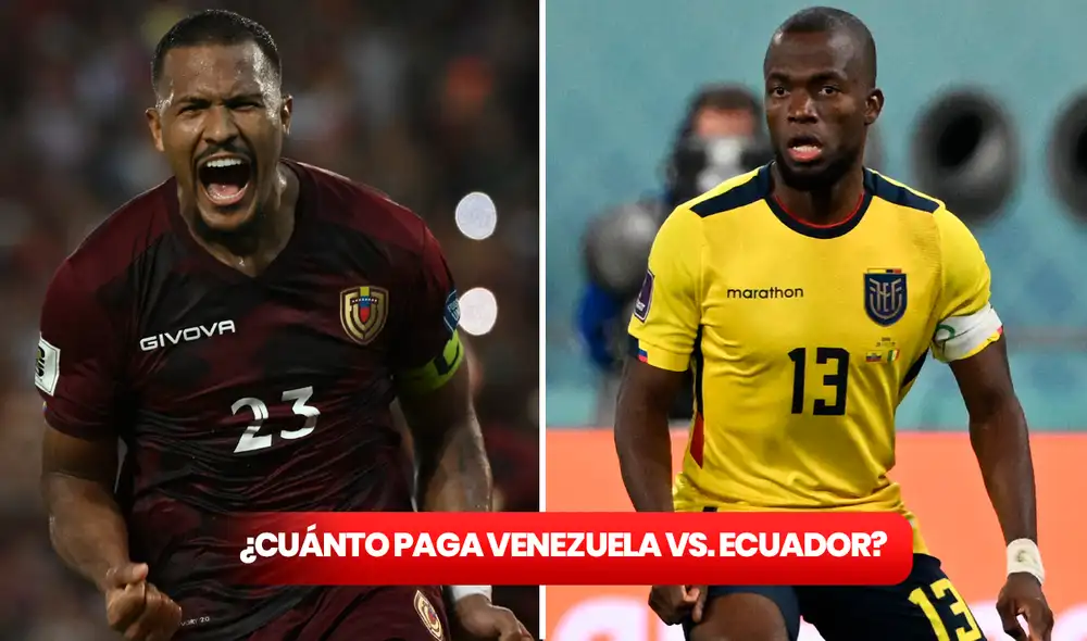 Venezuela vs. Ecuador se enfrentarán a partir de las 6.00 p. m. (hora venezolana). Foto: composición LR / AFP