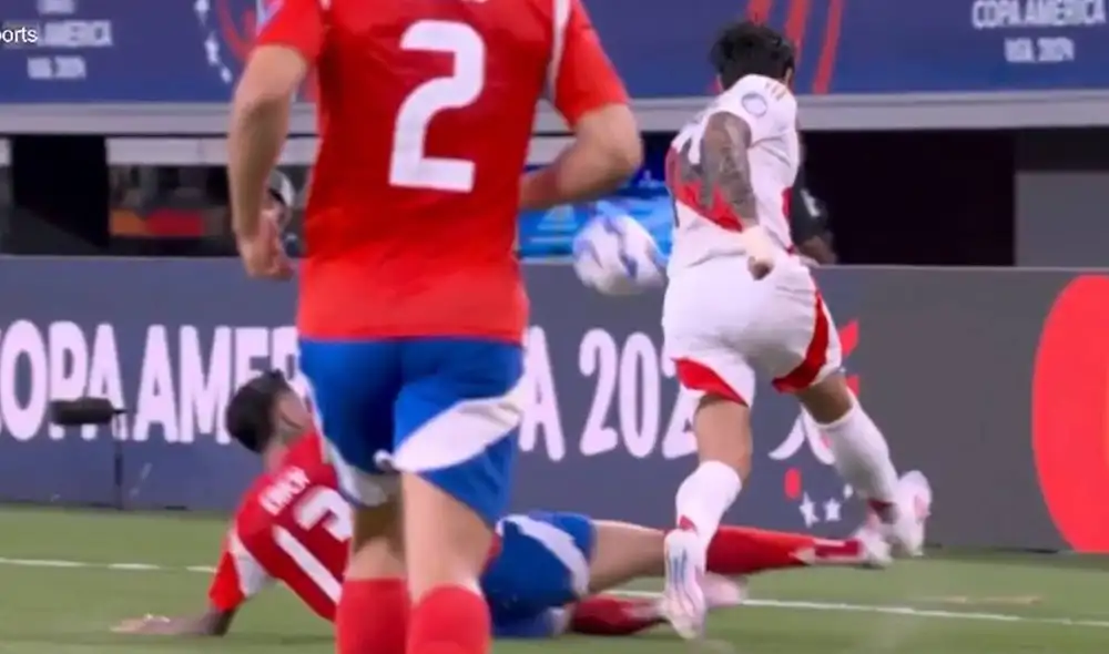 El cotejo entre Perú y Chile continúa 0 a 0 en los primeros 45 minutos. Foto: DirecTV