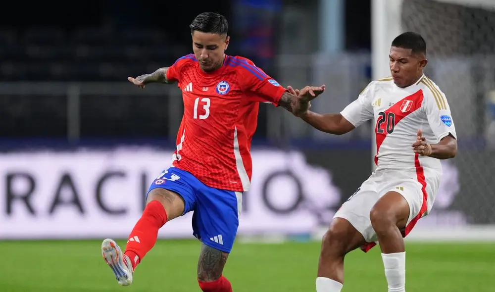 La selección peruana enfrentó a Chile por la fecha 1 de la Copa América 2024. Foto: AFP