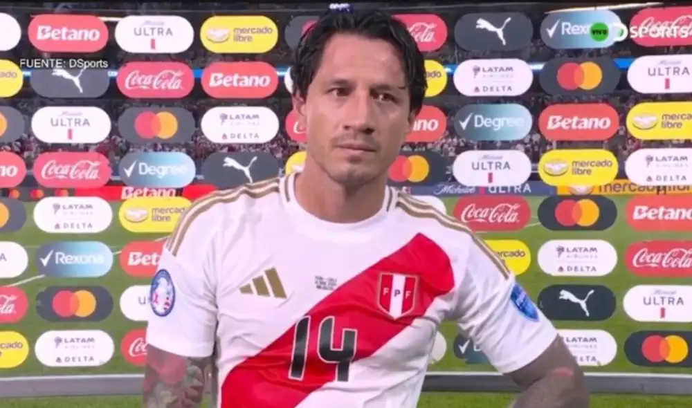 Gianluca Lapadula fue titular en el empate de Perú ante Chile por la Copa América. Foto: captura/DSports