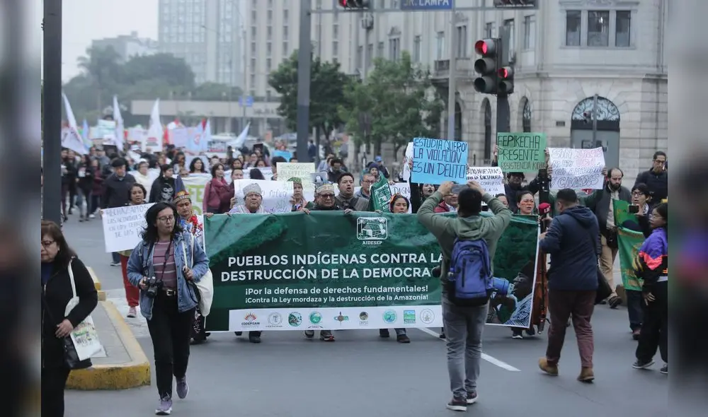 La representación indígena amazónica cuestionó al Congreso por aprobar normas como la Ley Forestal que debilita el control de sus territorios ancestrales.