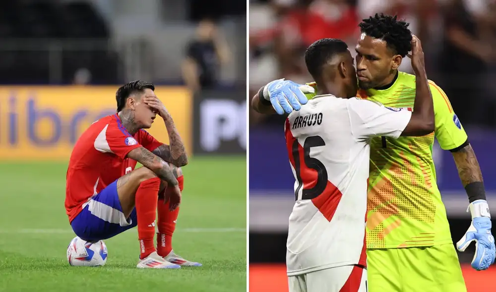 Previo al partido, muy pocas personas esperaban que Perú saque algo positivo del debut contra Chile. Foto: composición LR/AFP