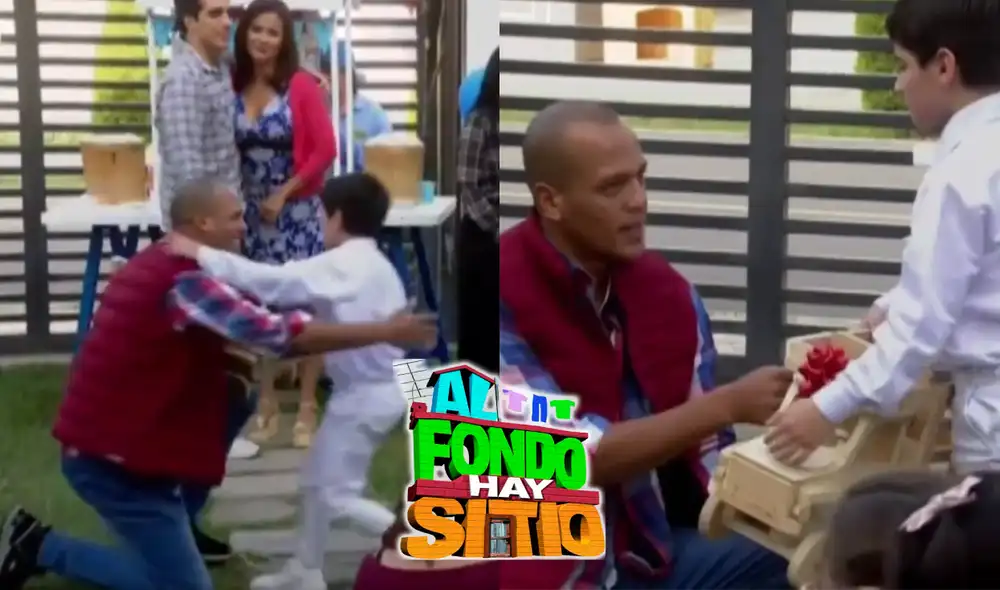 Gaspar protagonizó un momento especial con el hijo de Teresa. Foto: composición LR/América TV