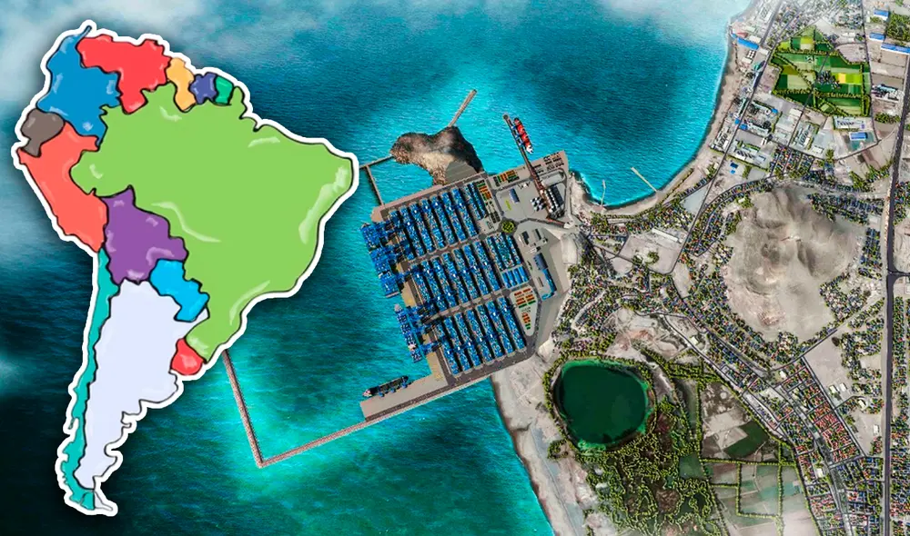 El tren bioceánico, cuya idea surgió en 2013 y ha retomado fuerza en 2023, es una apuesta por mejorar la conectividad entre Sudamérica y Asia. Foto: composición LR/Gobierno del Perú/Freepik - Video: La República