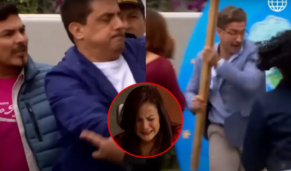 'Charito' presentó a Xavi como su pareja tras ser descubierto besándose en 'Al fondo hay sitio'. Foto: composición LR/América TV