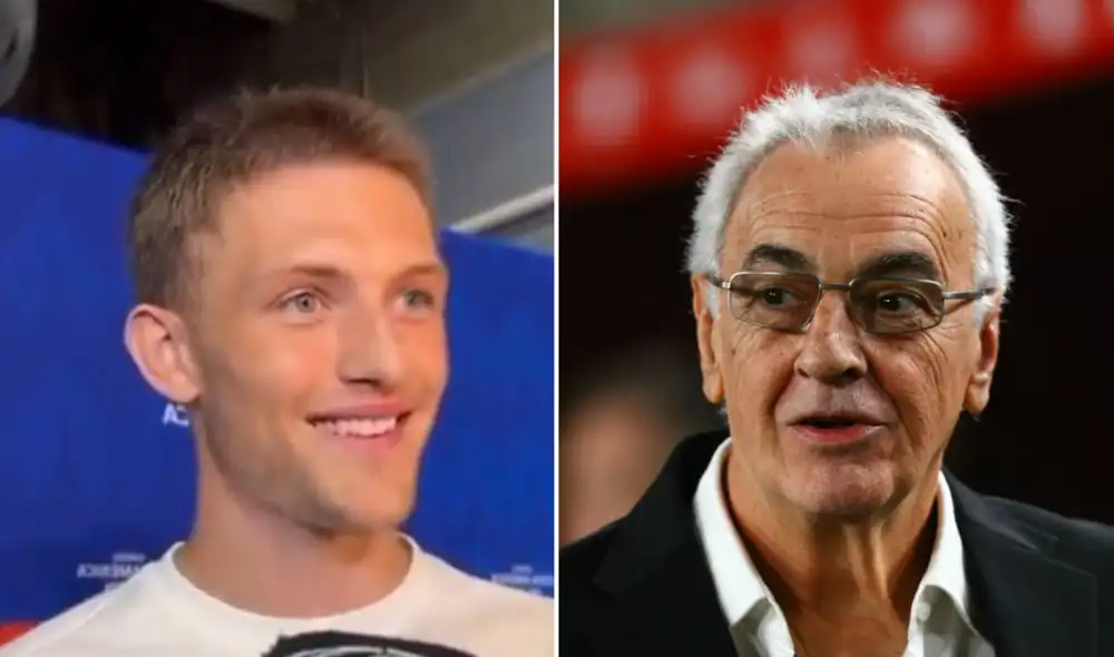 Oliver Sonne jugó su primer partido oficial con Perú. Foto: composición LR Oliver Sonne jugó su primer partido oficial con Perú. Foto: composición LR