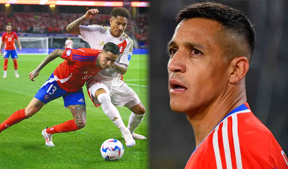 Alexis Sánchez fue titular en el empate de Chile vs. Perú por la Copa América 2024. Foto: Composición LR/AFP/Agencia UNO
