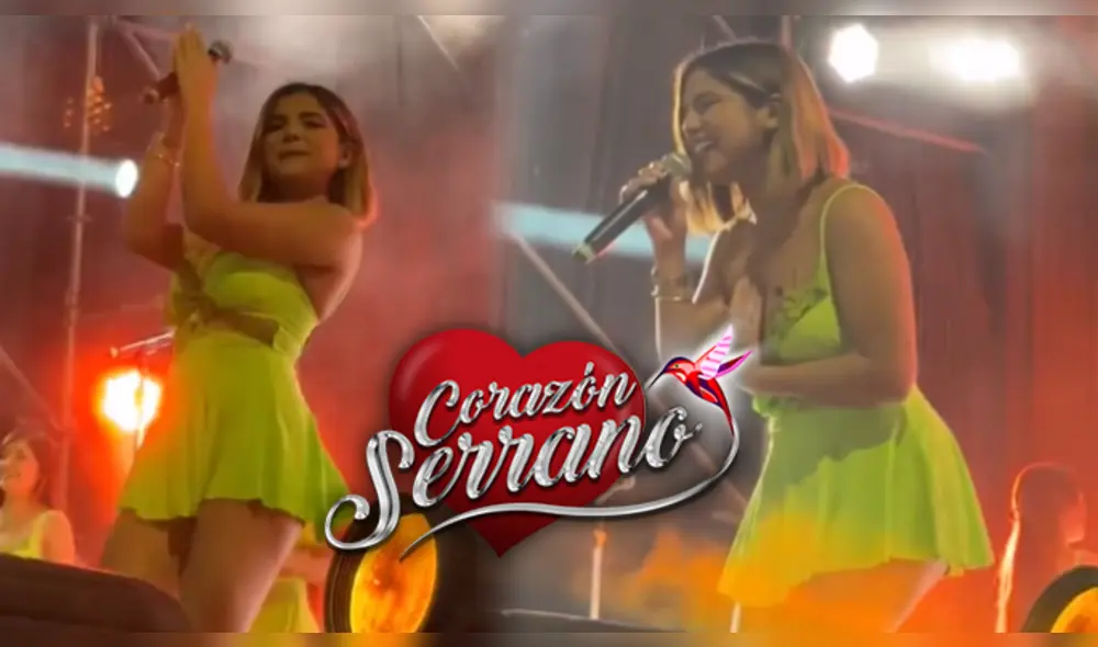 Susana Alvarado es viral tras cantar 'Lo Siento' en un concierto de Corazón Serrano. Foto: composición LR/TikTok/Corazón Serrano