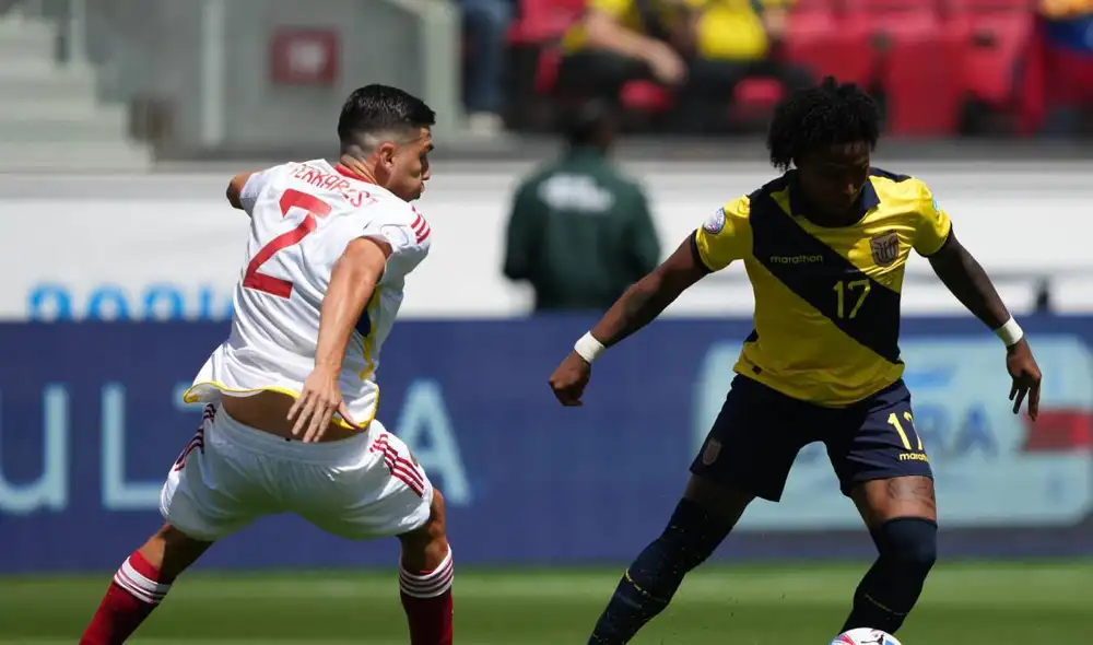 Tanto Ecuador como Venezuela solo han podido lograr un cuarto puesto en sus competiciones en Copa América. Foto: AFP Tanto Ecuador como Venezuela solo han podido lograr un cuarto puesto en sus competiciones en Copa América. Foto: AFP