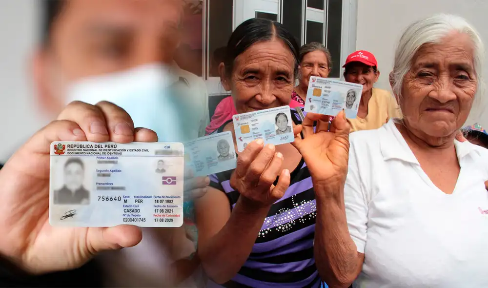 ¡Atención! Este lunes 24 otorgarán DNIe gratuitos, conoce en qué zonas. Foto: Composición LR/Andina.
