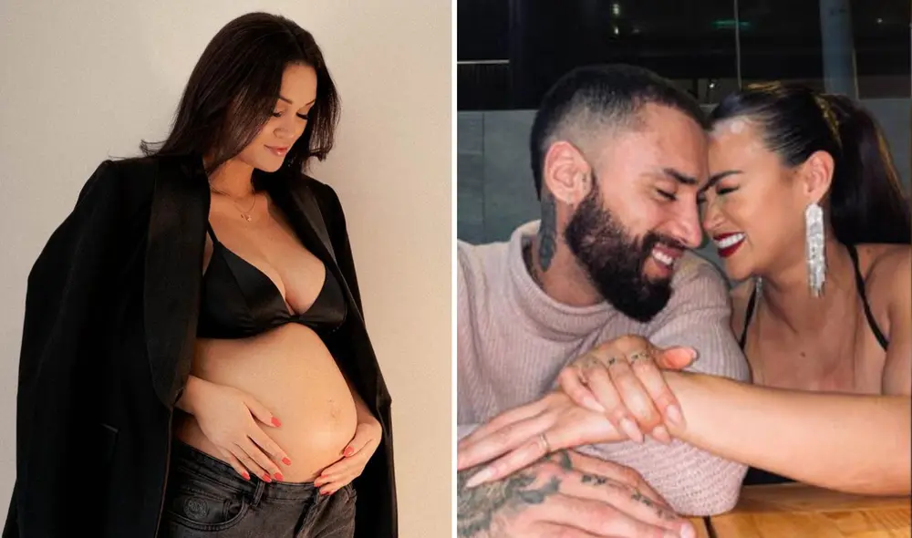 Angie Arizaga se convertirá en madre por primera vez. Foto: composición LR/Instagram/Angie Arizaga