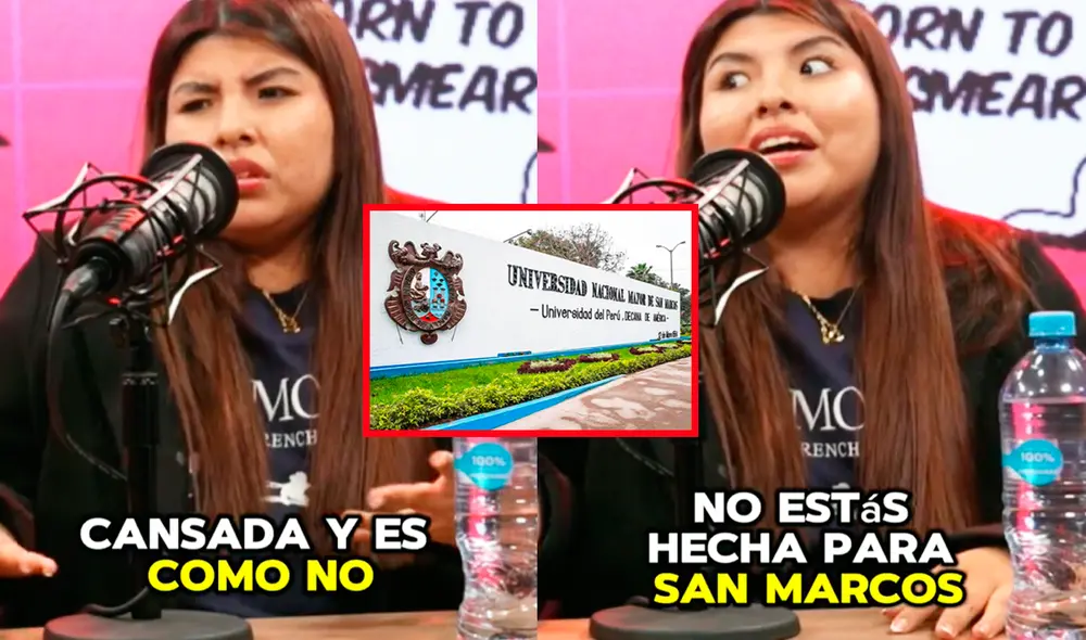 Las palabras de la sanmarquina generaron gran impacto en las redes sociales. Foto: composición LR/TikTok Las palabras de la sanmarquina generaron gran impacto en las redes sociales. Foto: composición LR/TikTok