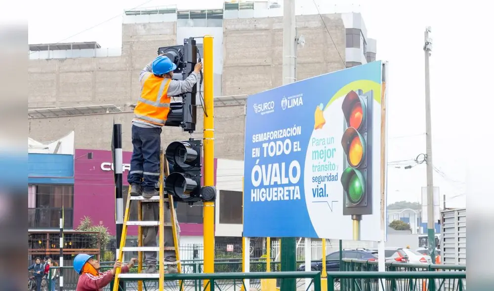 La ejecución de este plan de semaforización tomará 30 días, que incluye la instalación de 60 semáforos (36 vehiculares y 24 peatonales). Crédito: Difusión