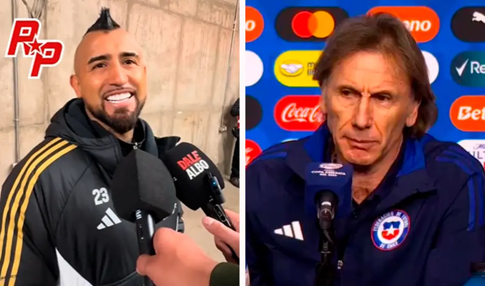 Arturo Vidal pidió el apoyo de la hinchada a la Chile de Gareca en la Copa América 2024. Foto: composición LR/Roja y Pasión/captura de DirecTV Sports