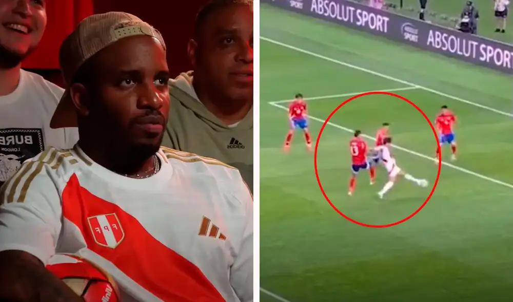 Jefferson Farfán reaccionó al Perú vs. Chile junto con Roberto Guizasola. Foto: composición LR/captura de 'Jefferson Farfán TV'/DirecTV Sports Jefferson Farfán reaccionó al Perú vs. Chile junto con Roberto Guizasola. Foto: composición LR/captura de 'Jefferson Farfán TV'/DirecTV Sports
