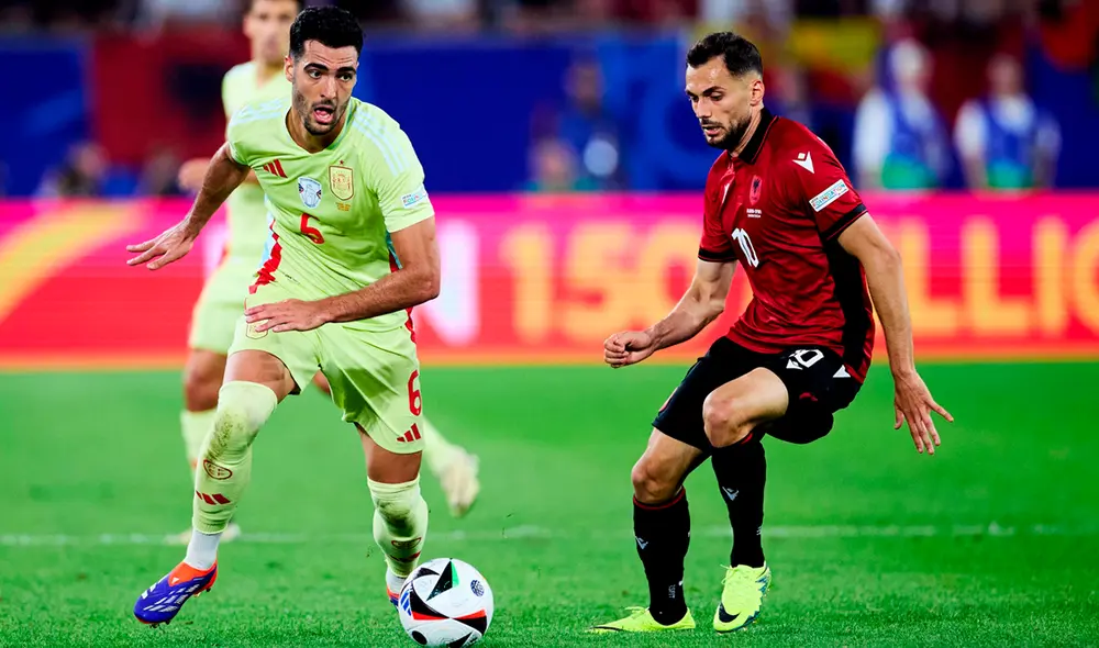 España cerró la fase de grupos de la Eurocopa con puntaje perfecto. Foto: Twitter/Selección española