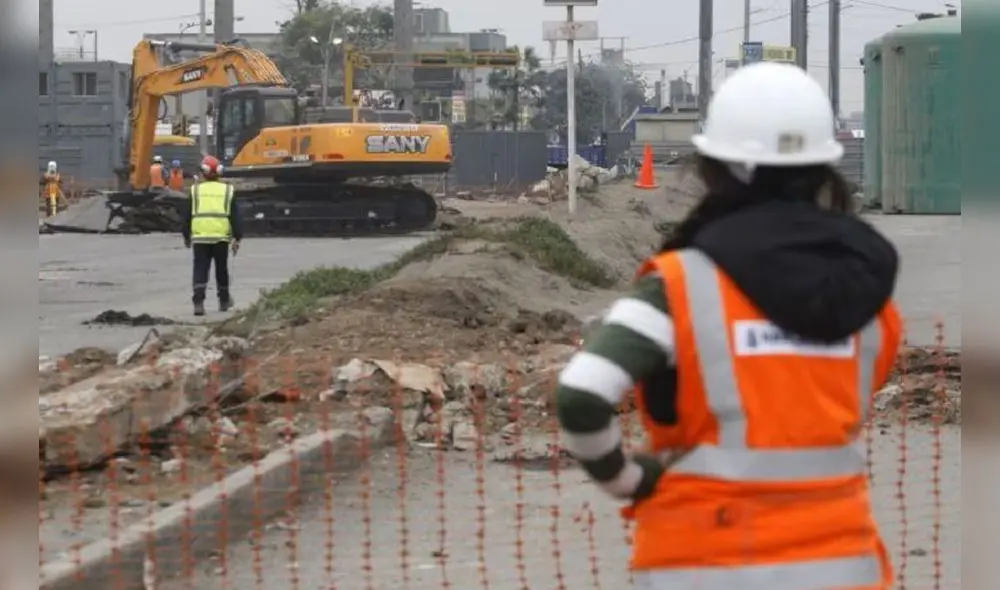 Las obras de la Línea 2 del Metro de Lima se ven afectadas por incumplimientos de la empresa. Foto: Andina