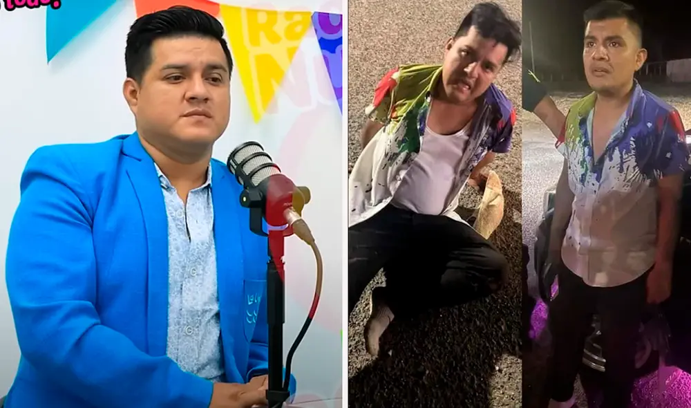 Carlos Burgos y Giancarlo Chunga, integrantes 'La Única Tropical' que fueron secuestrados en mayo. Foto: Composición LR/Radio Nueva Q/Facebook La única tropical.