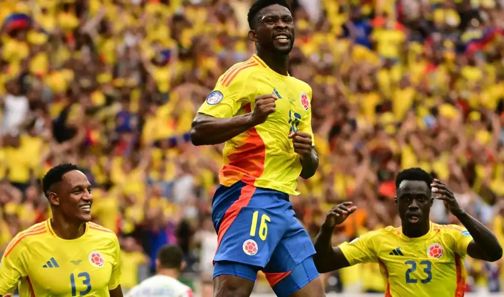 Colombia derrotó 2-1 a Paraguay en su debut por la Copa América 2024. Foto: AFP