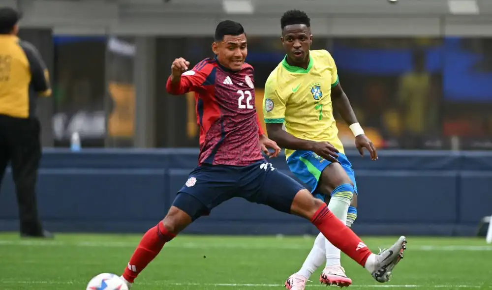 Brasil y Costa Rica juegan en el SoFi Stadium. Foto: AFP Brasil y Costa Rica juegan en el SoFi Stadium. Foto: AFP