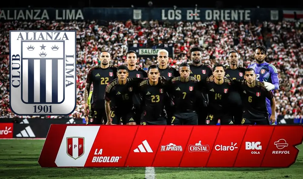 Erick Noriega debutó en la selección peruana en marzo del 2024. Foto: composición LR/FPF/Alianza Lima