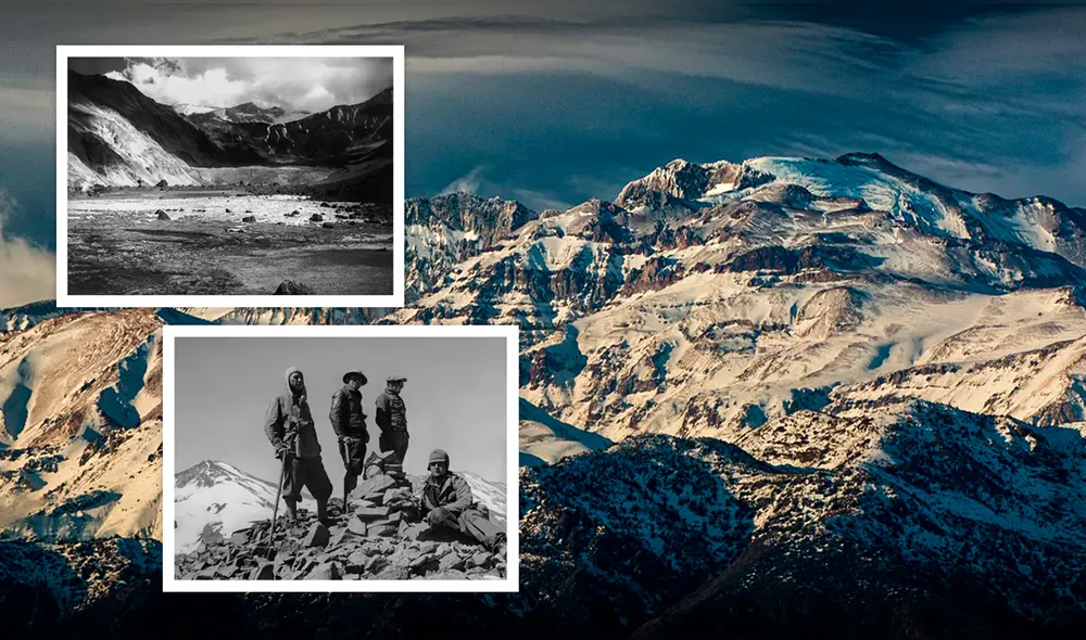 Un siglo después, la cordillera de los Andes ha experimentado grandes cambios, pero conserva su esencia como una de las formaciones naturales más majestuosas y emblemáticas del planeta. Foto: composición LR/Museo Histórico Nacional