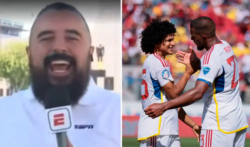 Álvaro Morales tuvo ácidos comentarios en contra de la Vinotinto en la previa del partido. Foto: captura ESPN/La Vinotinto Álvaro Morales tuvo ácidos comentarios en contra de la Vinotinto en la previa del partido. Foto: captura ESPN/La Vinotinto