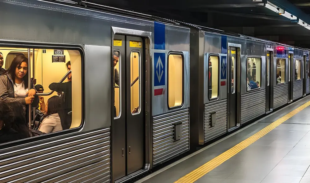 El metro de Sao Paulo, uno de los más grandes de la región. Foto vía: ZAP imoveis