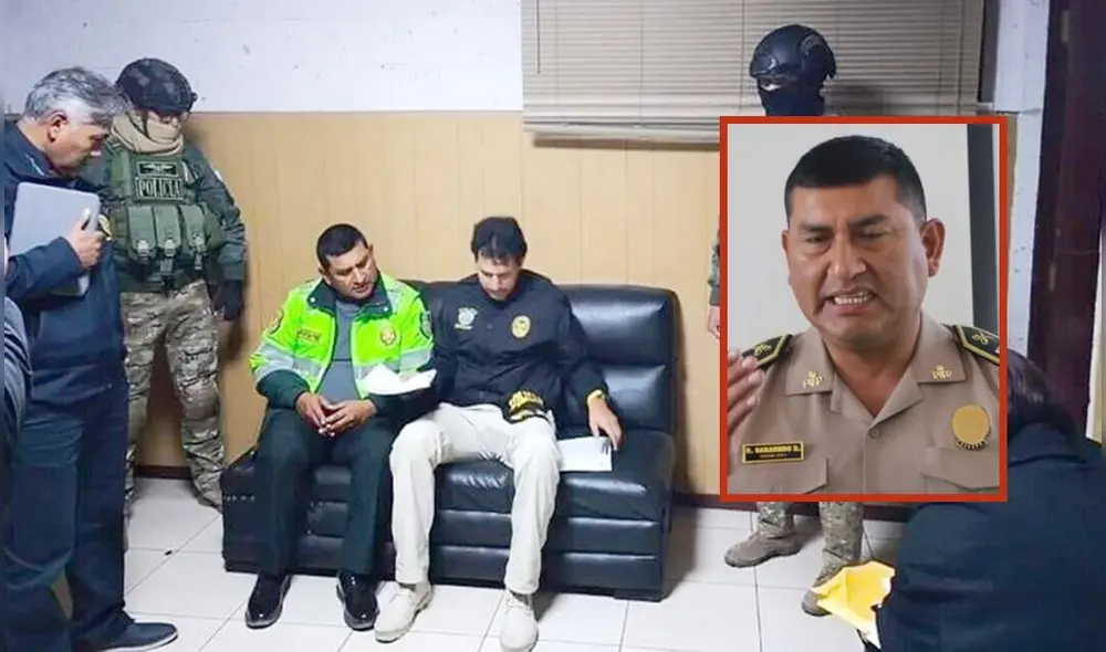Arequipa. El mayor PNP Raúl Víctor Garaúndo podría pasar 36 meses en prisión preventiva mientras es investigado. Foto: composición LR/PNP Arequipa. El mayor PNP Raúl Víctor Garaúndo podría pasar 36 meses en prisión preventiva mientras es investigado. Foto: composición LR/PNP