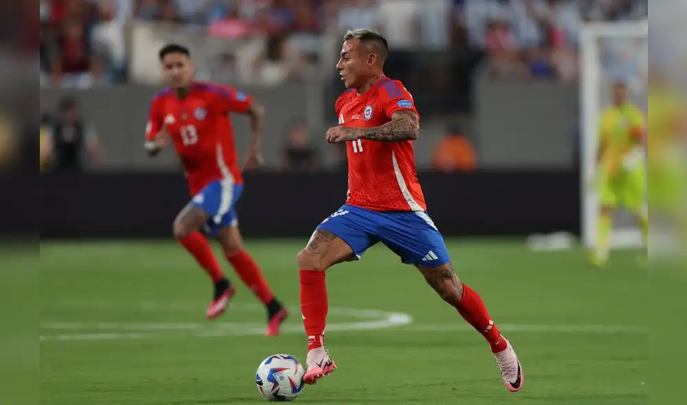 La selección argentina chilena a la argentina por la segunda fecha de la Copa América. Foto: AFP