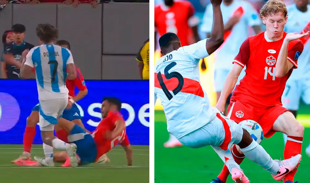 Las jugada de Rodrigo de Paul fue muy comentada y la compararon con la de Miguel Araujo. Foto: captura DSports/AFP Las jugada de Rodrigo de Paul fue muy comentada y la compararon con la de Miguel Araujo. Foto: captura DSports/AFP