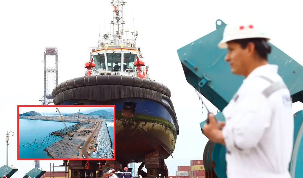 El Megapuerto de Chancay recibirá sus primeras embarcaciones en 2025. Foto: Andina/Lr