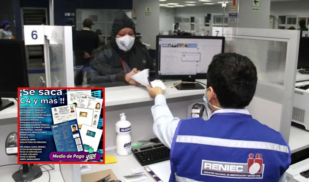 Reniec ha registrado 350,000 trámites sospechoso. Foto: composición LR/Latina