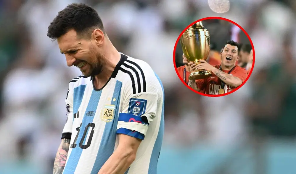 Argentina y Lionel Messi fueron centro de las burlas de la prensa chilena. Foto: composición LR/AFP Argentina y Lionel Messi fueron centro de las burlas de la prensa chilena. Foto: composición LR/AFP