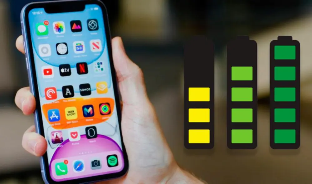 Si te preocupa la batería de tu iPhone, entonces sigue estos consejos. Foto: MovilZona